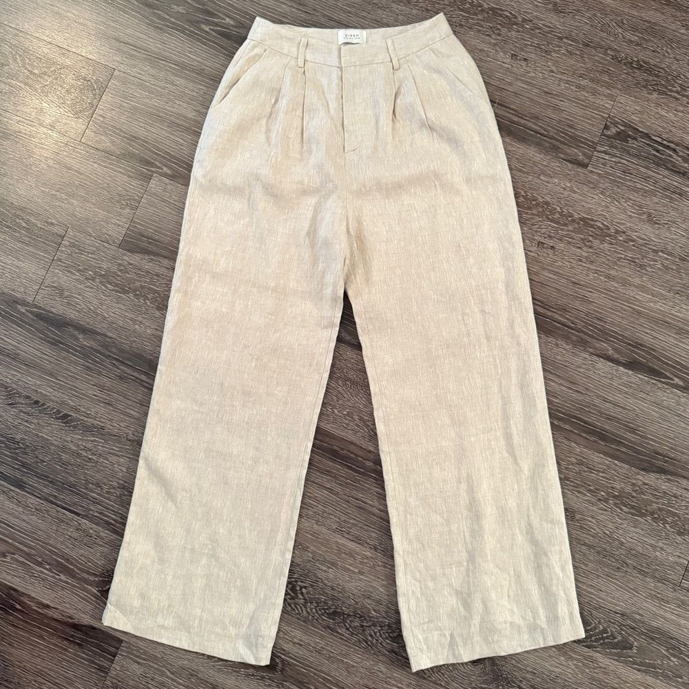 DISSH Cream Wide Leg Pants